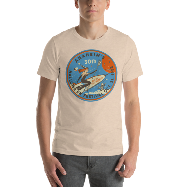 Rocket Witch Unisex T-Shirt, Multiple colors available, light colors - Image 2
