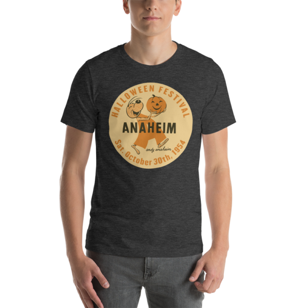 Halloween Andy Anaheim, Unisex T-Shirt – Multiple colors available, dark colors